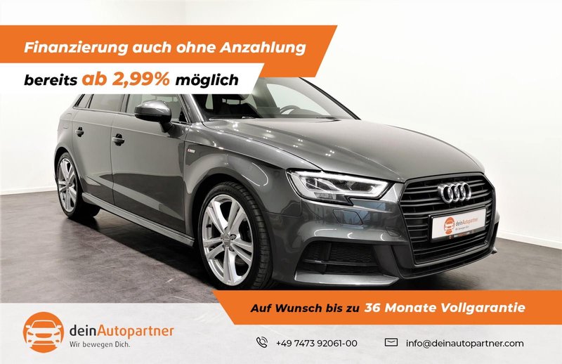 Audi A3 35 TDI Leder S Line plus AHK S Tronic MMI LED