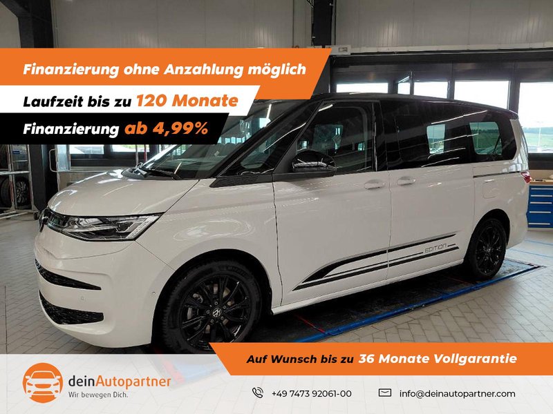 Volkswagen T7 Multivan Edition LÜ Lang EASY OPEN LED/AHK/HUD/ACC/VIRTUAL COCKPIT
