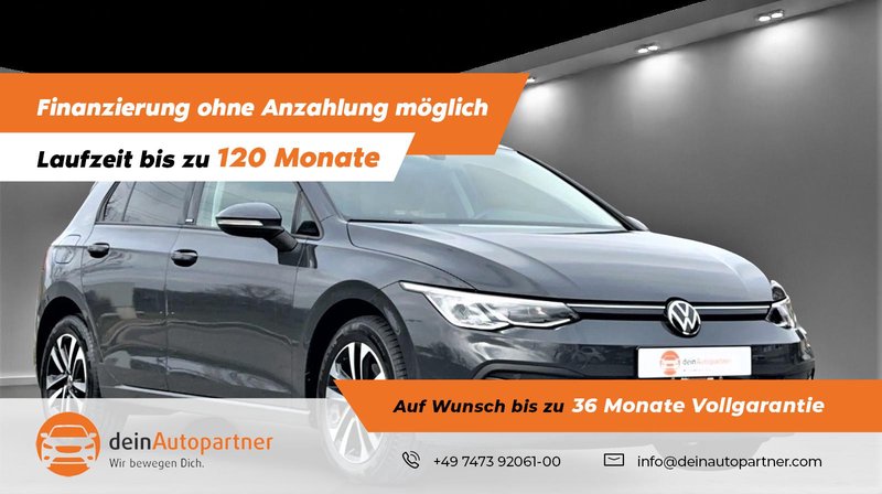 Volkswagen Golf VIII 1,5 TSI United Navi AHK Standheizung ACC Virtual Cockpit