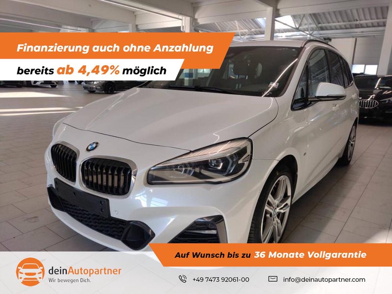 BMW 218i GT M Sport 7 Sitze Leder Navi AHK Hifi LED