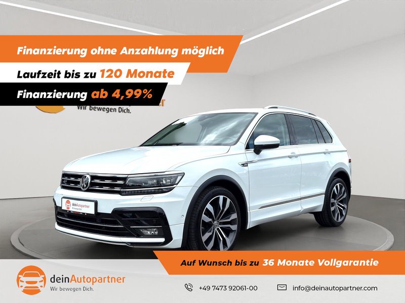 Volkswagen Tiguan R Line 4Motion LED/LEDER/AHK/PANO/HUD/ACC/SIDE/LANE