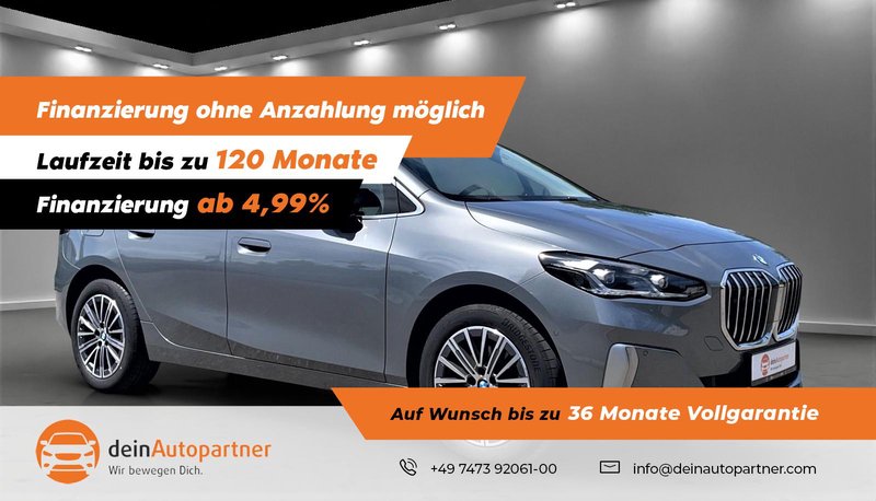 BMW 218i AT Luxury Line LED Navi RFK Leder Hifi UVP 43.900€