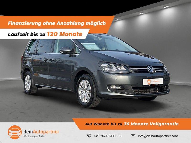 Volkswagen Sharan Comfortline DSG 7 Sitzer AHK STH Pano Dach Navi RFK Xenon UVP 56.545€