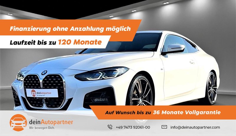 BMW 420i M Sport Coupe Leder Widescr. HuD Dr.Ass. ACC AHK