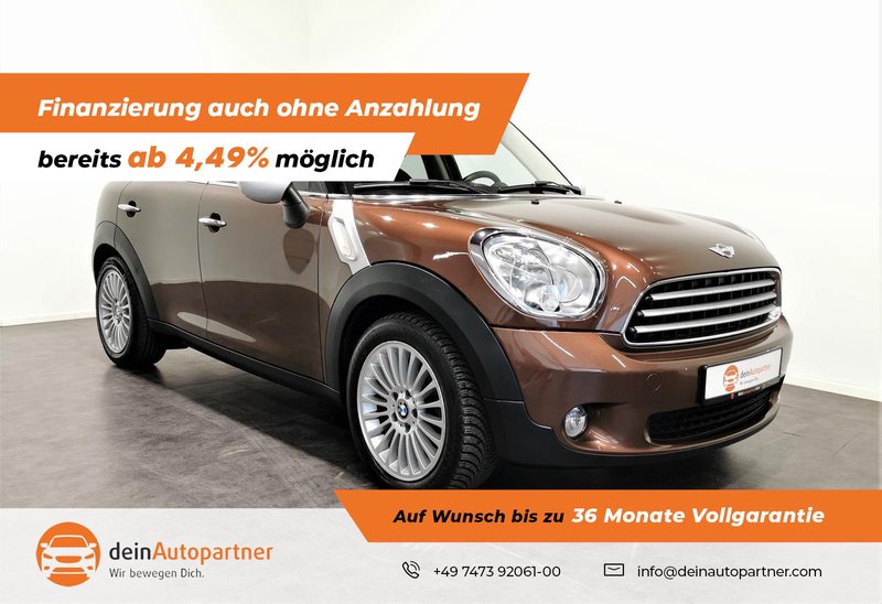 MINI Cooper D Countryman Navi Pepper PDC DAB Tempom. Sh