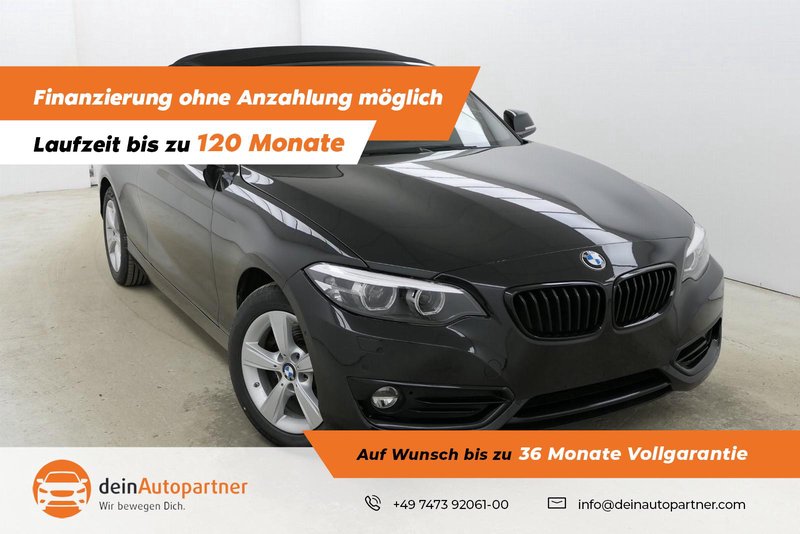 BMW 220i Cabrio Sport Line Leder Navi Busin.Pak. H&K DAB