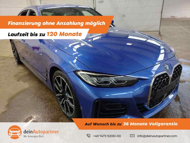 BMW 420d GC xDrive M Sport Leder Navi StandHzg. AHK Hifi