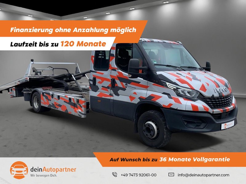 Iveco Daily 71 C 18 DoKa Schiebeplateau Luft ACC AHK LED