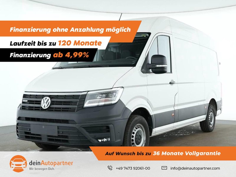 Volkswagen Crafter Kasten e- mittellang Hochdach LED Navi RFK