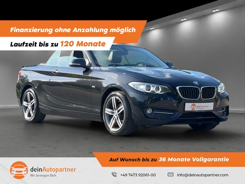 BMW 218 i Sport Line Leder Xenon Navi PDC
