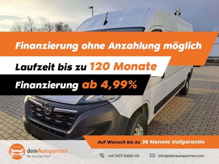Opel Movano L3H2 2,2 BlueHDI Edition PDC/RFK/KLIMA
