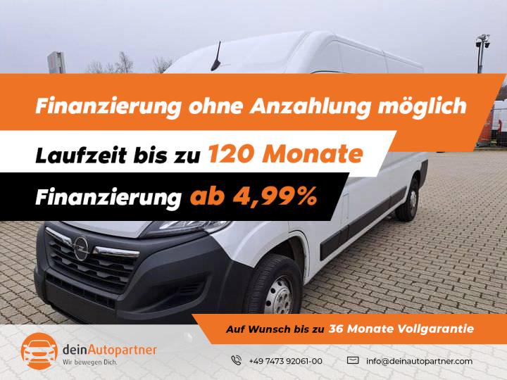 Opel Movano Kasten HKa L3H2 Hochdach lang 3,5t RFK