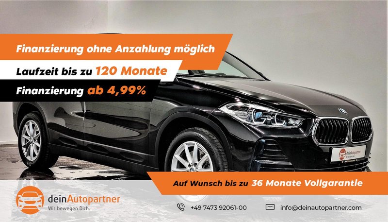 BMW X2 xDrive20d Navi AHK LED HuD Dr.Ass. ACC