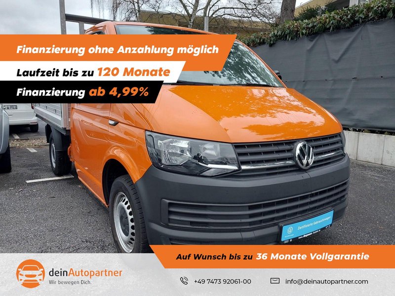 Volkswagen T6 Transporter Pritsche  2,0 TDI EcoProfi/ AHK/ STANDHZ/