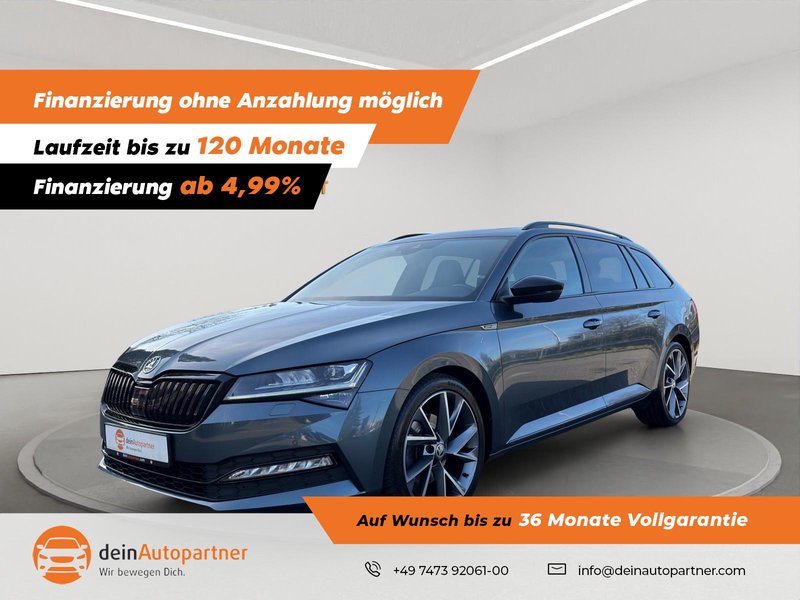 Skoda Superb Combi 2.0 TDI Sportline 4x4 Pano D.AHK Leder LED Navi RFK