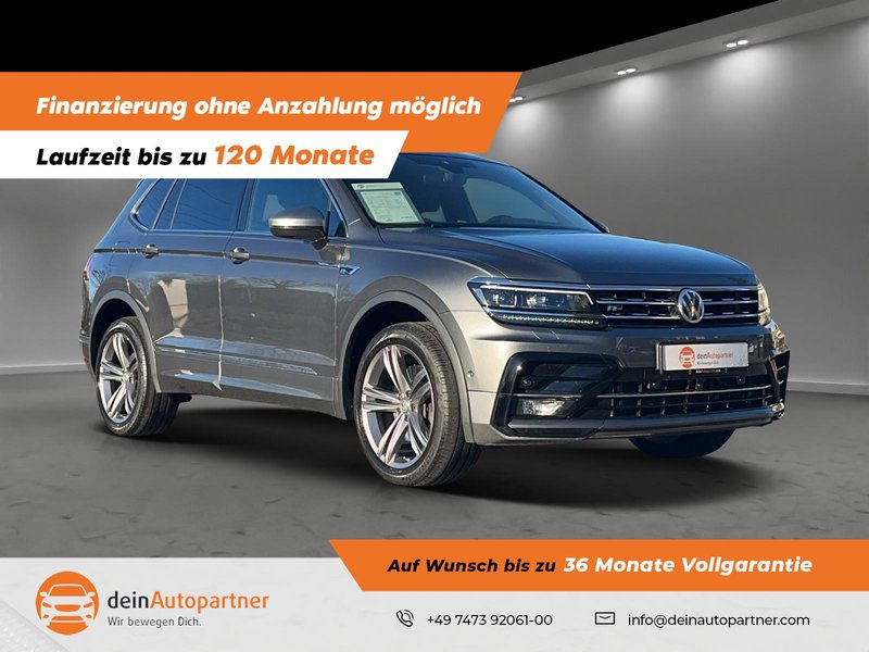 Volkswagen Tiguan Allspace 2.0 TSI Highl. 4M R Line 7 Sitze Pano ACC Rfk