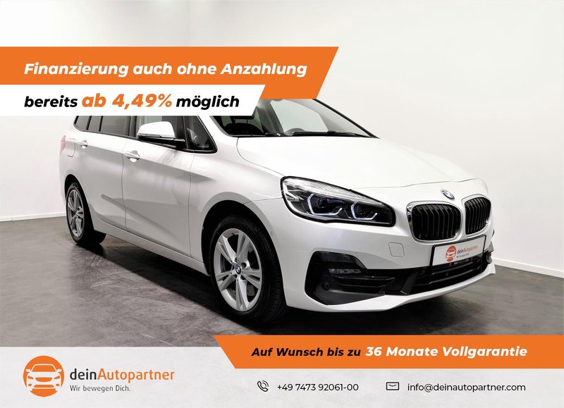 BMW 218 Gran Tourer d GT xDrive Sport Line Leder LED PDC Navi Bus