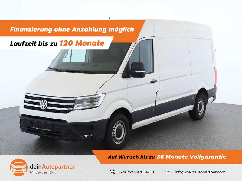 Volkswagen Crafter Kasten e- mittell. Hochdach LED Navi Rfk