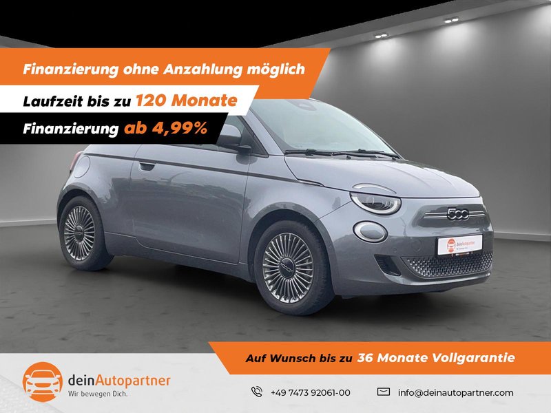 Fiat 500e Icon Navi LED Rfk Totw. Shz Memor. 17 Zoll