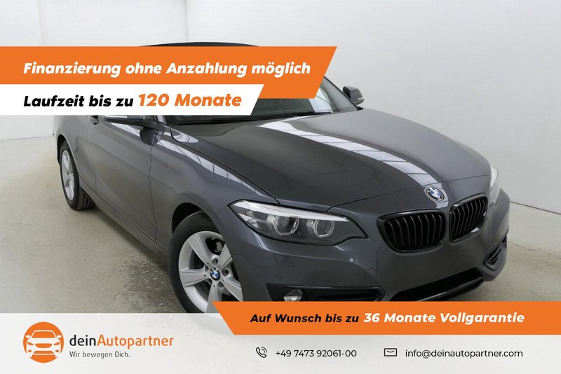 BMW 218 i Cabrio Sport Line NAVI/LED/LEDER