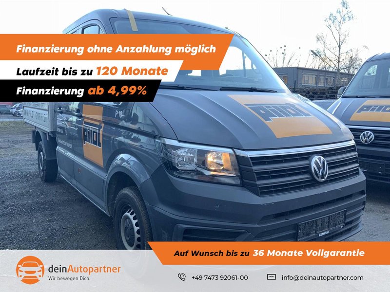 Volkswagen Crafter Pritsche 35 DOKA mittellang /KLIMA/AHK/7-Sitzer