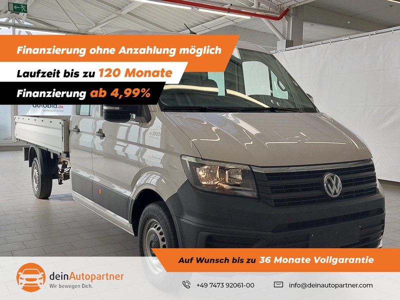 Volkswagen Crafter Pritsche  35 DOKA lang FWD NAVI/AHK/KLIMA/TEMPOMAT