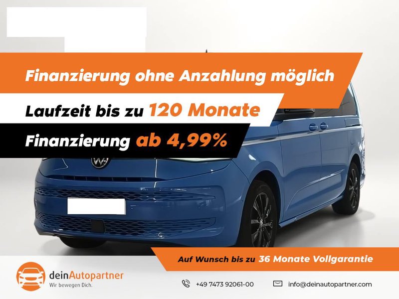 Volkswagen T7 Multivan 2,0 TDI STYLE lang LÜ 7-SITZER/ACC/LEDER/AHK