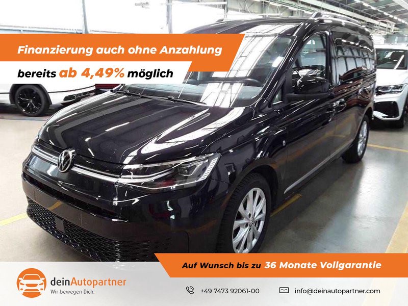 Volkswagen Caddy Style Maxi 2.0 TDI 7 Sitze Navi AHK ACC StandHzg. Rfk