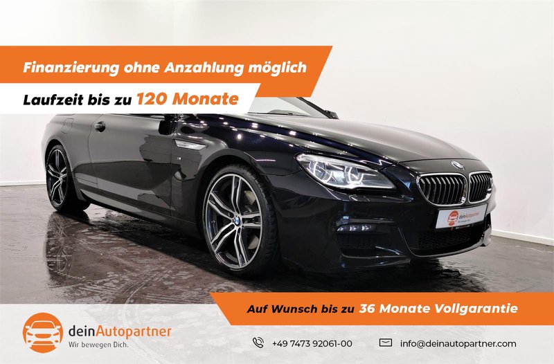 BMW 640d xDrive Cabrio M Sport Leder Navi Hifi LED H