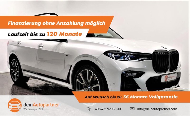 BMW X7 M50d M Sport Leder AHK 7 Sitze Sky Innov. HuD ACC