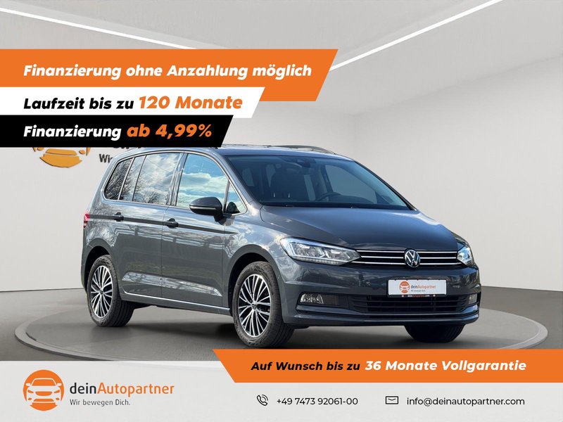 Volkswagen Touran 1.5TSI LED/STHZ/ACC/AHK/RFK/SIDE/LANE/PANO/VIRTUAL COCKPIT