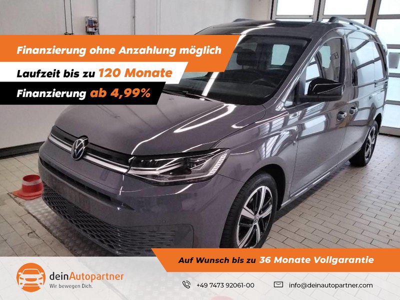 Volkswagen Caddy Maxi Dark Label LED/AHK/PANO/ACC/7-Sitzer