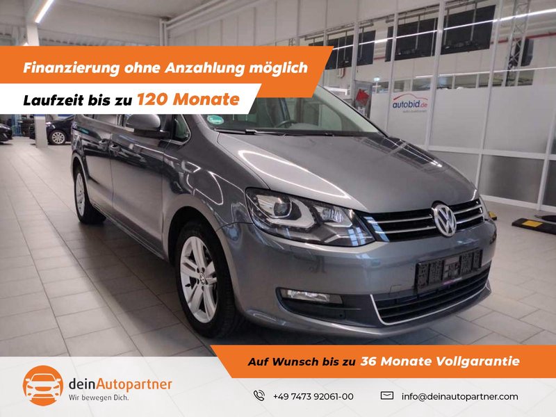 Volkswagen Sharan Comfortline 7 Si AHK Pano D.STH Navi RFK