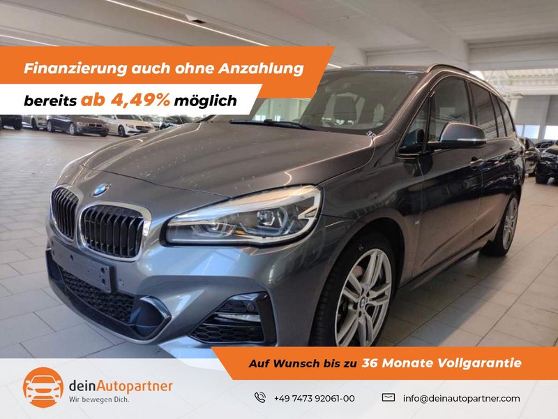 BMW 218i GT M Sport 7 Sitze Leder Pano LED Shz AHK Navi