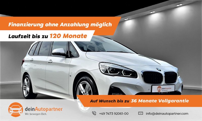 BMW 218 Gran Tourer M Sport Leder LED AHK Navi RFK UVP 50.970 €