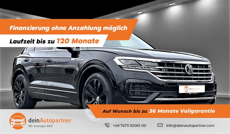 Volkswagen Touareg 3.0 TDI 4M R Line Leder Pano Matrix Luft AHK 21 Zoll
