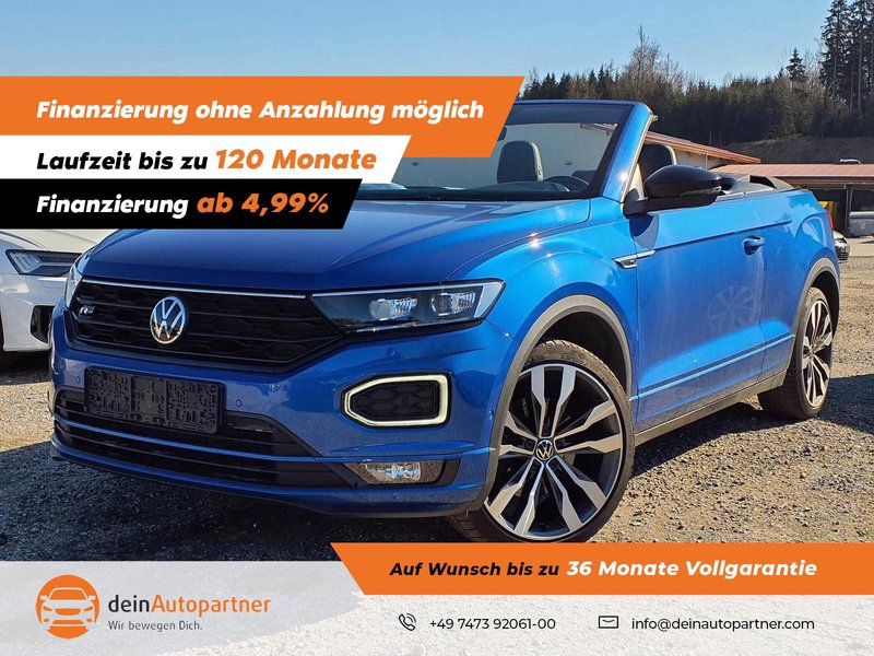 Volkswagen T-Roc R-Line Cabrio 1,5 TSI DSG ABT NAVI/LED/LEDER/LANE/RFK/DAB/SHZ/PDC