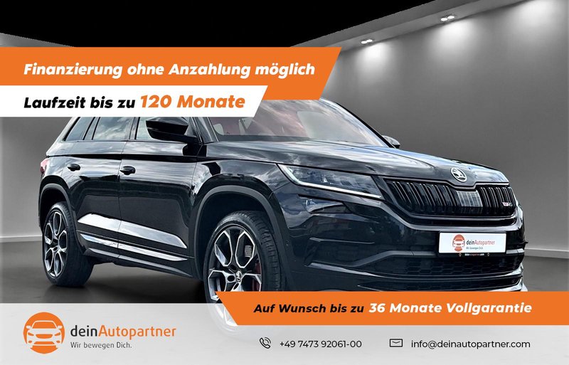 Skoda Kodiaq RS 4x4 Navi Leder ACC Pano StandHzg. AHK