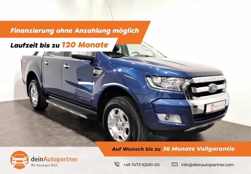Ford Ranger 3.2 TDCI DoKa 4x4 Limited Navi Leder Rfk Offroad Pak.