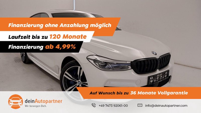 BMW 630i Gran Turismo M Sport LED/LEDER/AHK/HUD/STHZ/PANO/Surround VIEW