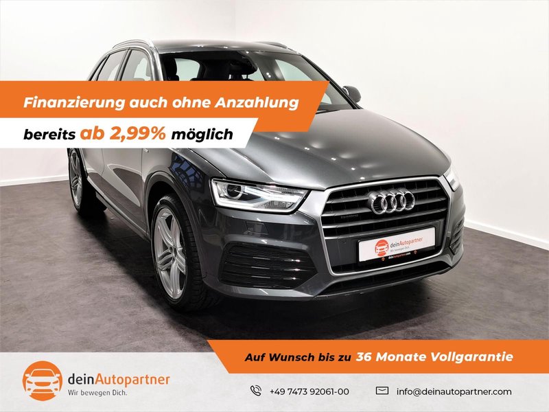 Audi Q3 2.0 TDI quattro S Line Sport MMI Shz UVP: 47.