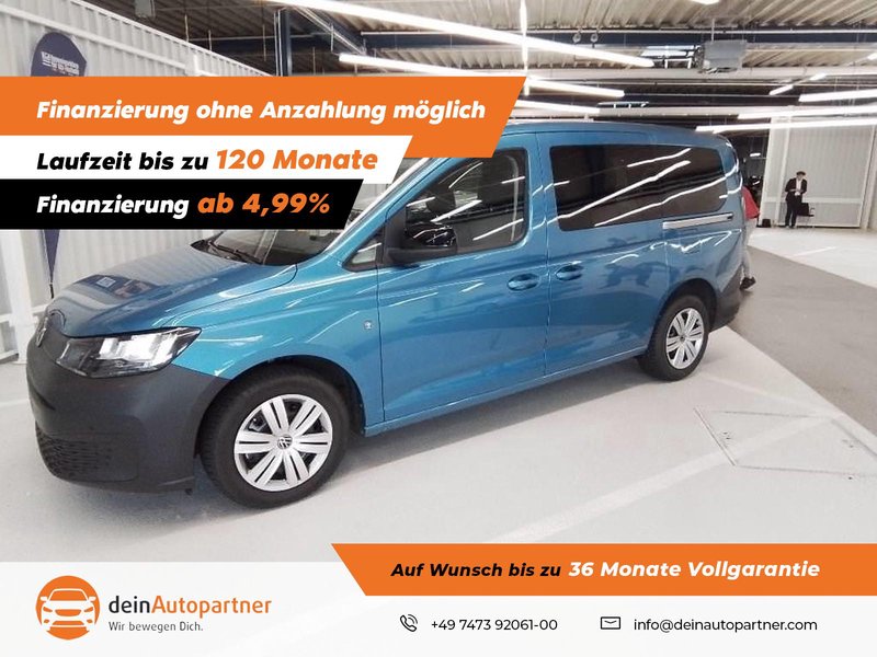 Volkswagen Caddy Maxi AHK RFK PDC Lane Assist