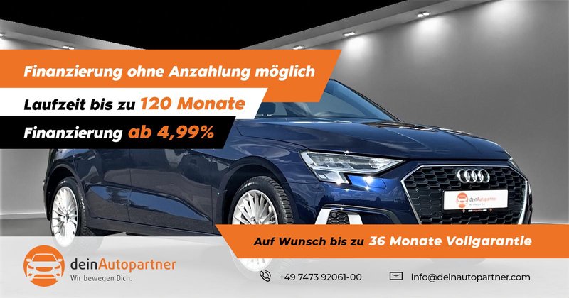 Audi A3 Sportback 40 TFSI e LED Navi RFK Virtual Cockpit