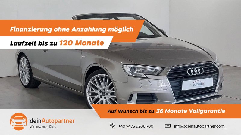 Audi A3 Cabriolet 35 TFSI S Line Navi Leder Xenon Virtual Cockpit