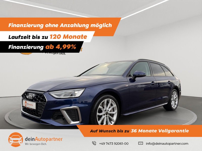 Audi A4 Avant 45 TFSI quattro S line LED/LEDER/AHK/ACC/SIDE/LANE/VIRTUAL COCKPIT