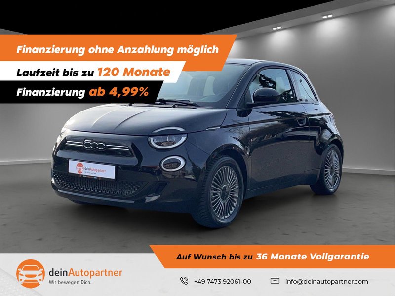 Fiat 500e Icon 42 KwH Navi Rfk LED Komf.Pak. Totw.Ass.