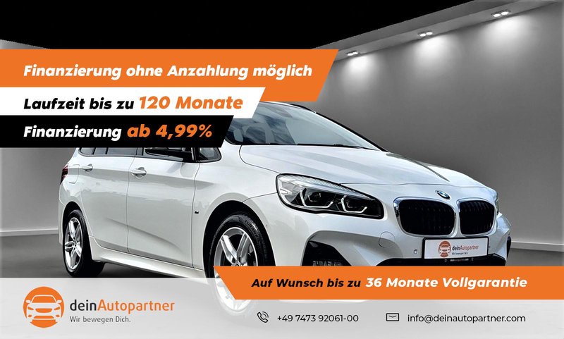 BMW 218 d GT xDrive M Sport 7 Sitzer/AHK/NAVI/LED