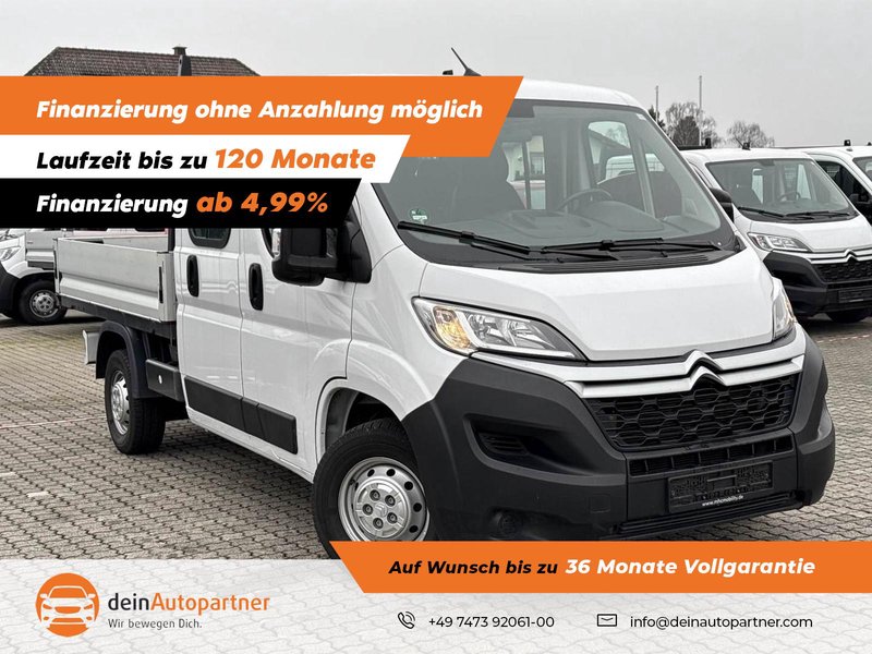 Citroën Jumper Pritsche 2.2 BlueHDi Doppelkabine 7-Sitzer/Klima/AHK/DABTempomat